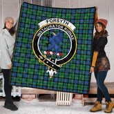 Forsyth Ancient Tartan Crest Quilt